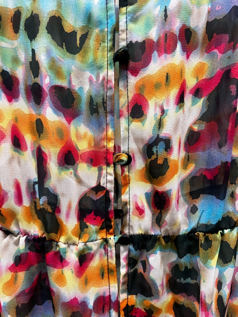 Zara Multicolor Tie-Dye Maxi dress - Picture 4 of 5